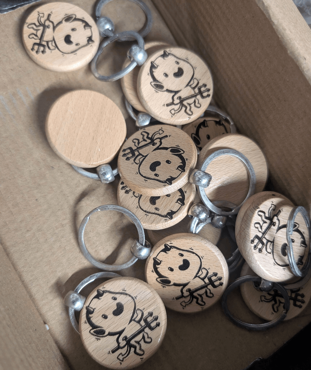 Laser Engraved Keyrings