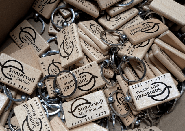 Laser Engraved Keyrings