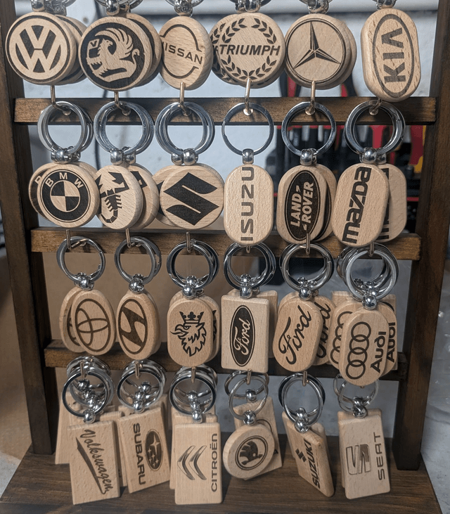 Laser Engraved Keyrings